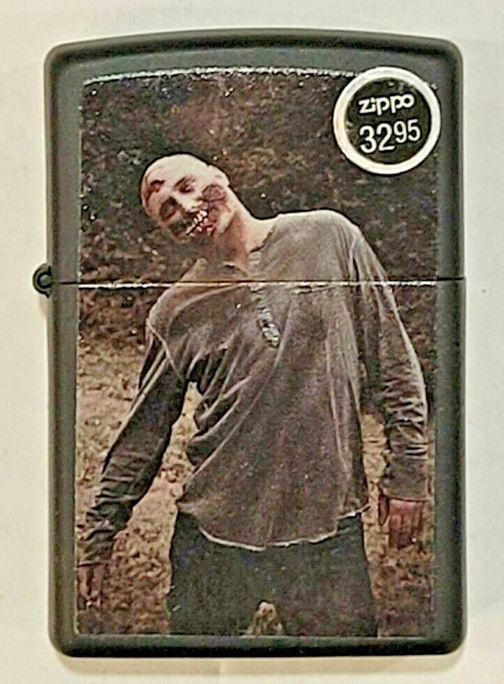 ZOMBIE - HE'S ALIVE  -Zippo Lighter, NEW (3295 / STORE TAKE OUTS)