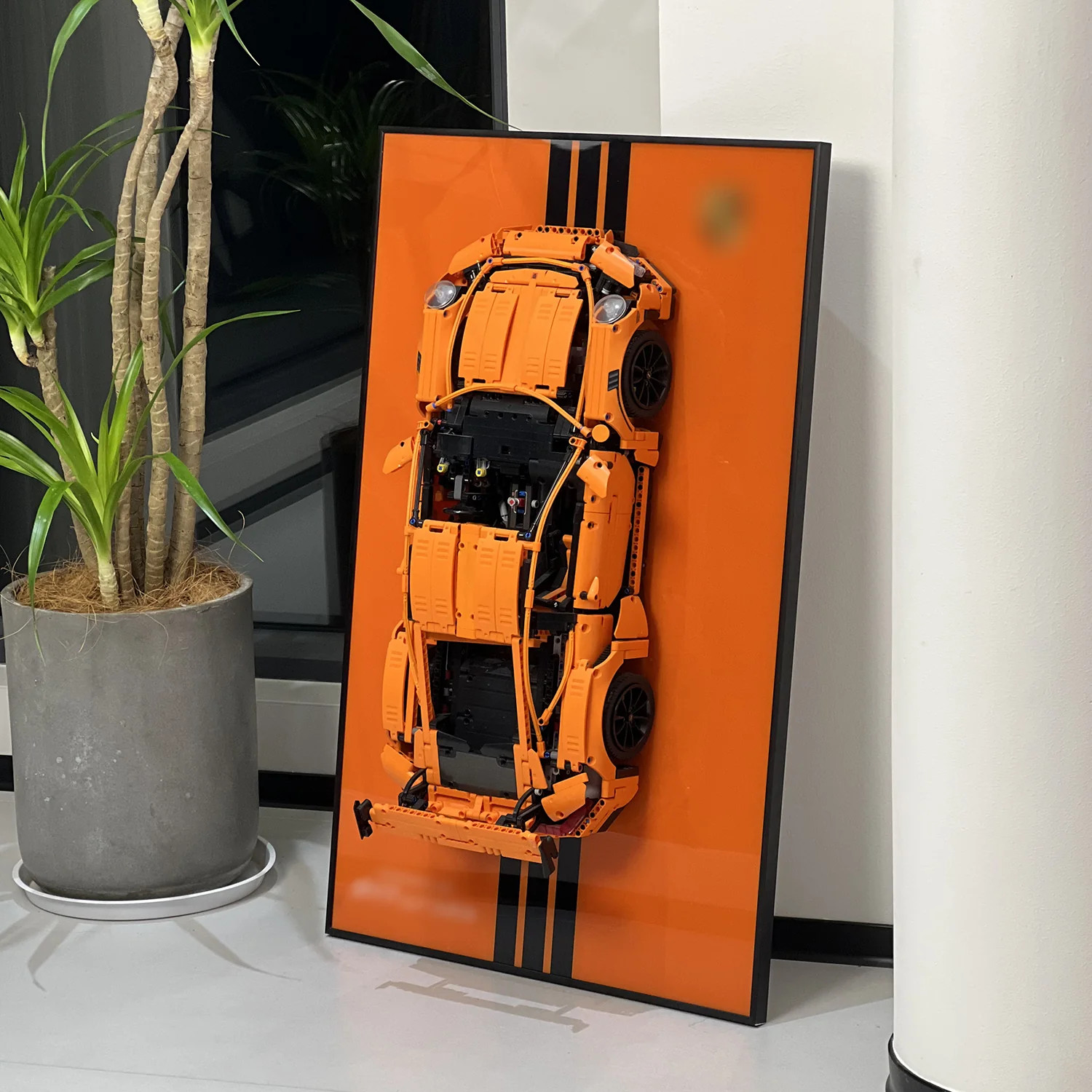 LEGO Porsche 911 GT3 RS Wall Mount Display Frame & Storage 42056 FREE FAST SHIP