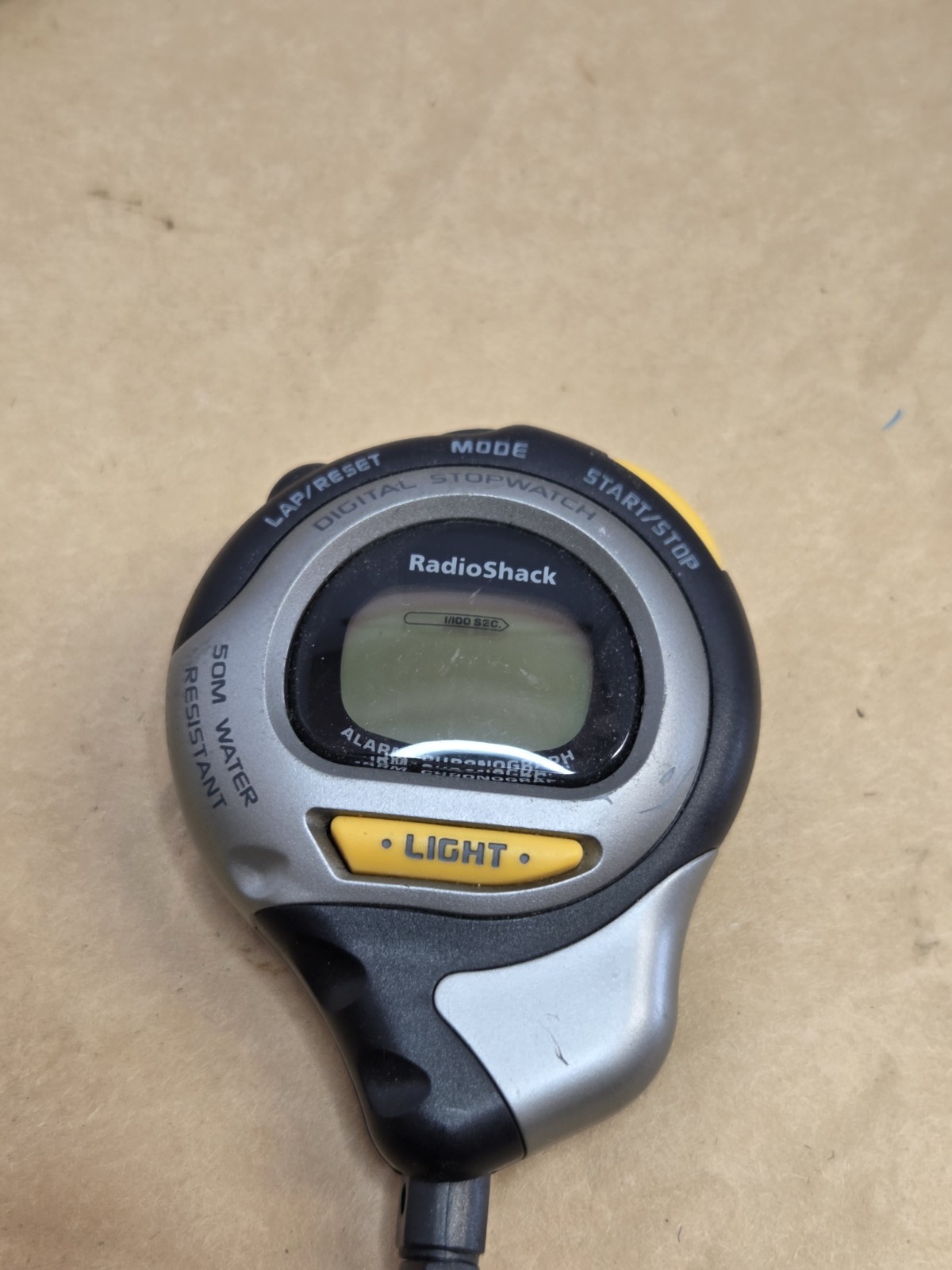 Vintage Radio Shack 63-5017 Multifunction LCD Quartz Stopwatch, UNTESTED