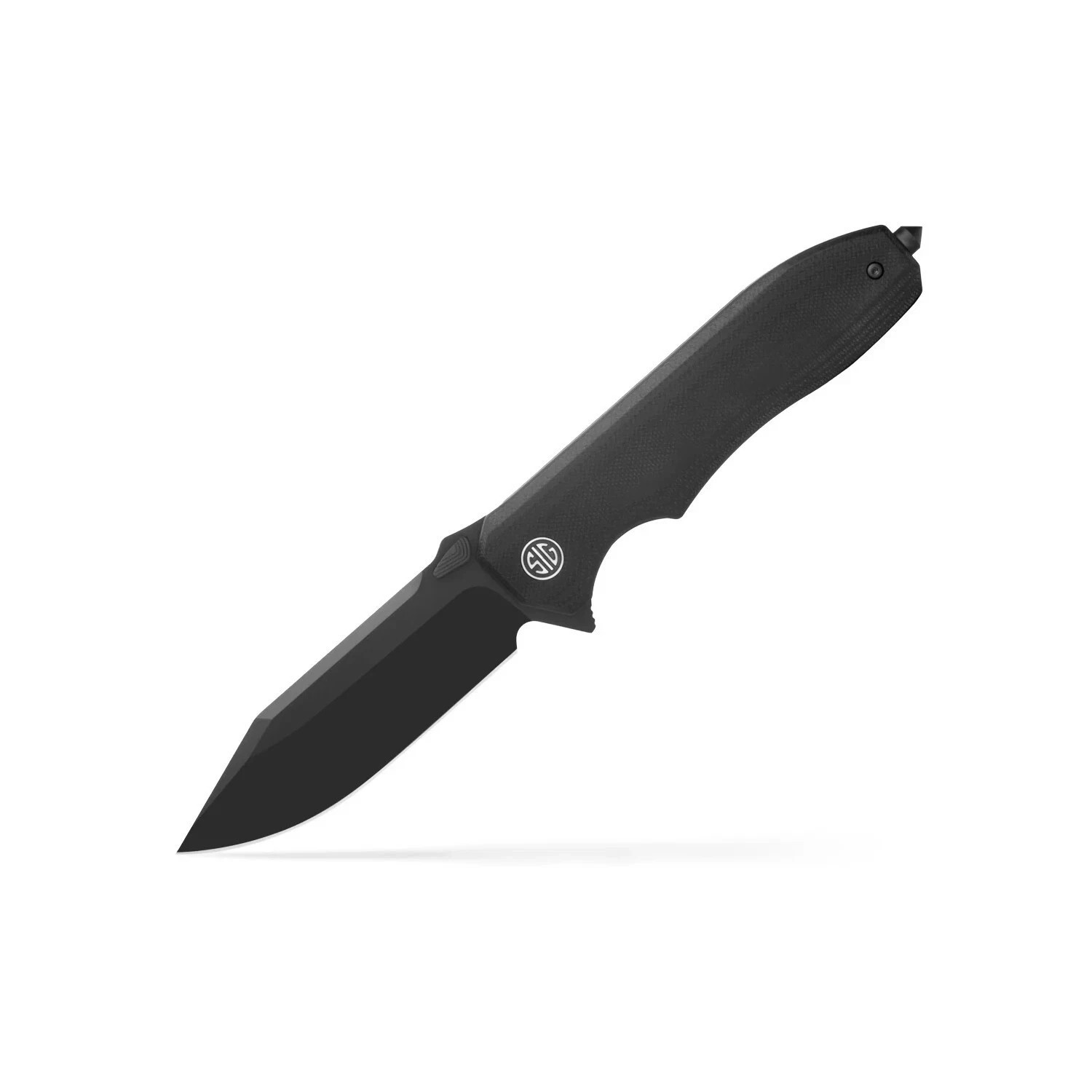 EIKONIC/SIG SAUER VALIDUS 3.78" Drop Point Blade Pocket Knife, Night Black VA9BB