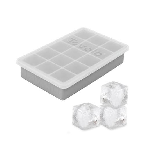 , Tray Ice Cube Lid Set Of 2 2 Count Oyster Gray