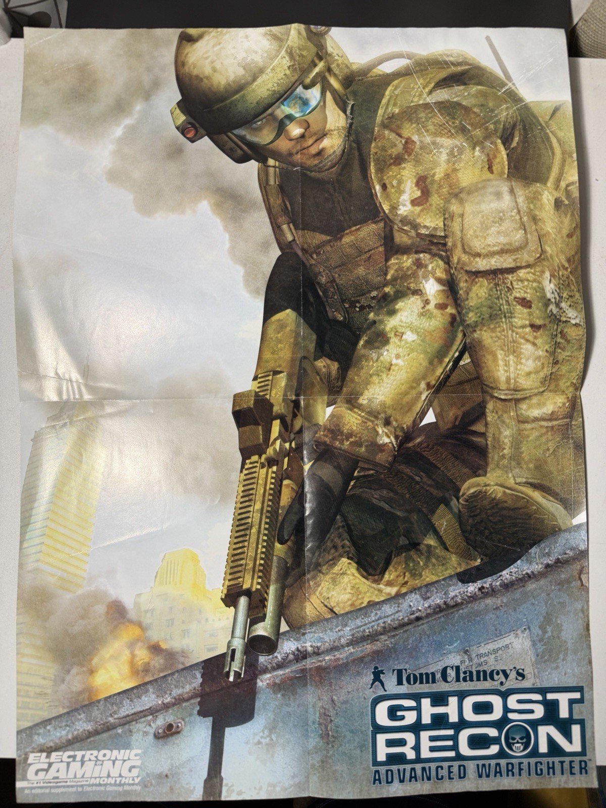 Tom Clancy's Ghost Recon Advanced Warfighter Poster Insert EGM