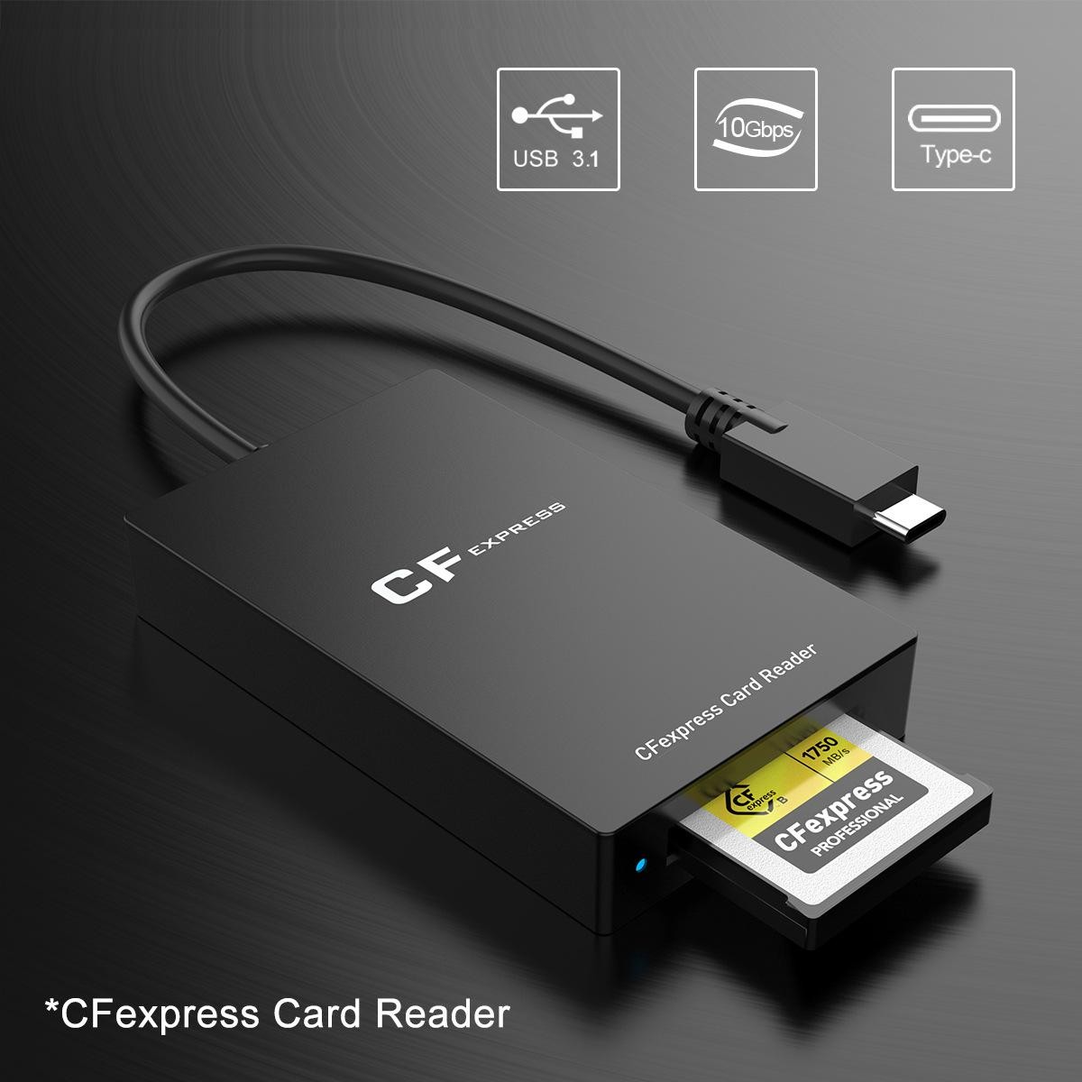 CFexpress Type B Card Reader USB3.1 Gen 2 Type C Card Reader CFexpress Memory c