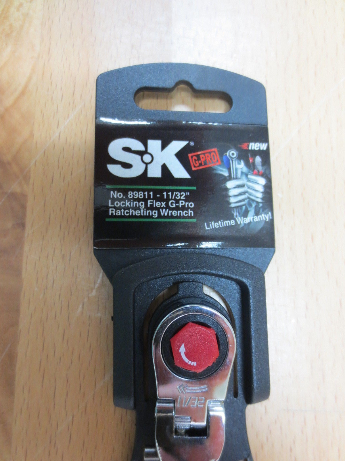 SK #89811 G-Pro, Locking, Flex, Ratcheting Combo Wrench-11/32"