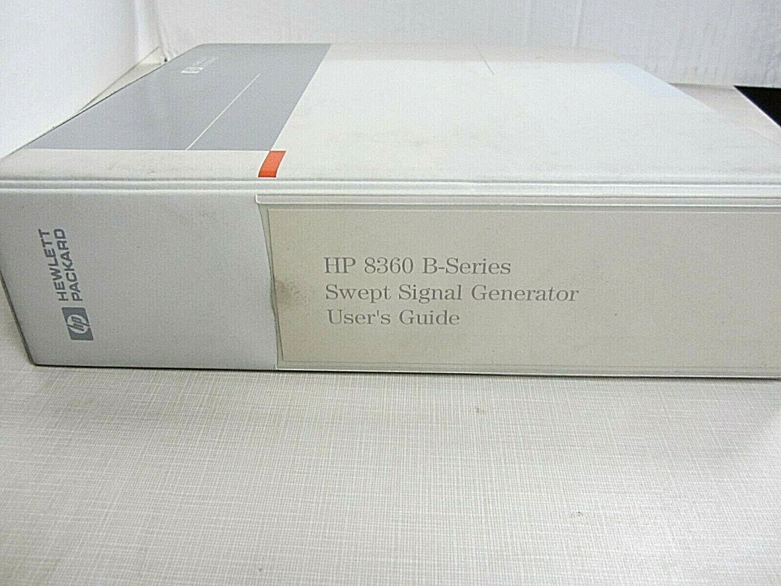 HP 8360 B-Series Signal Generator User's Guide 08360-90127