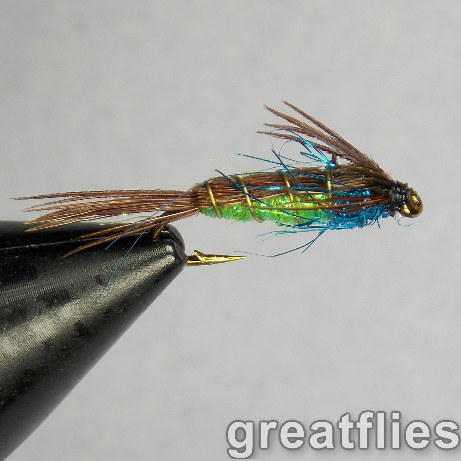 1 dozen (12) - Pheasant Tail Nymph - Super Flash