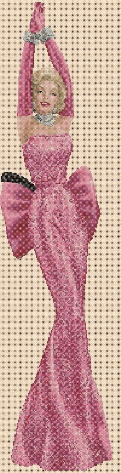 Marilyn Monroe Counted Cross Stitch CHART No.3-951/2