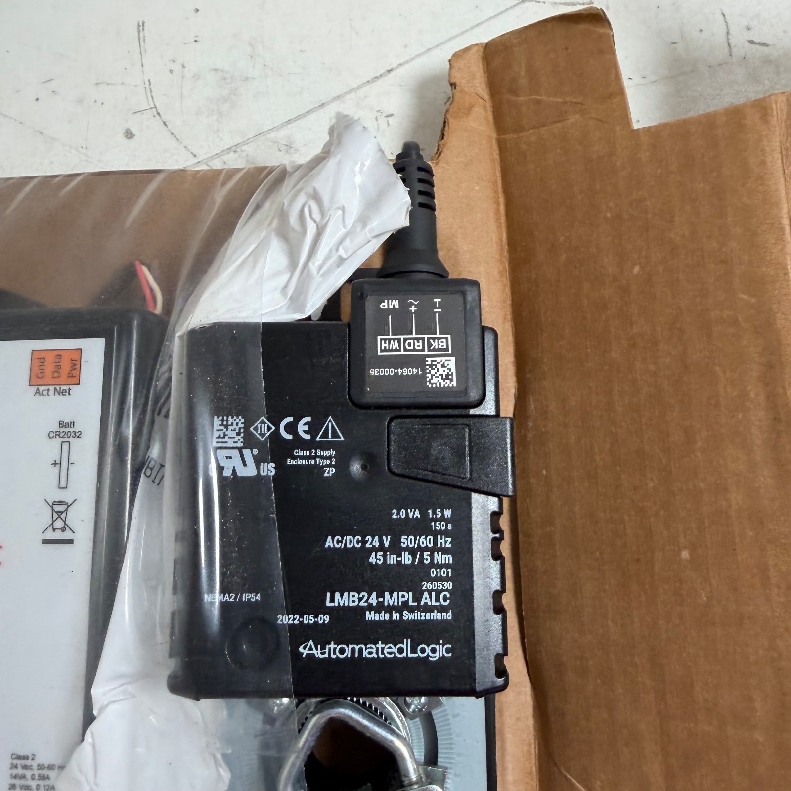 Automated Logic ZN341A AC/DC 24V 5 Nm Programmable VAV Controller Actuator
