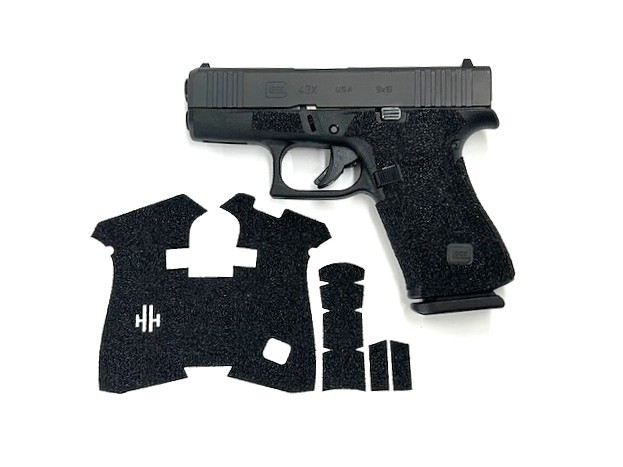 HANDLEITGRIPS | PREMIUM Sandpaper Grip Tape Wrap for Glock 43X |