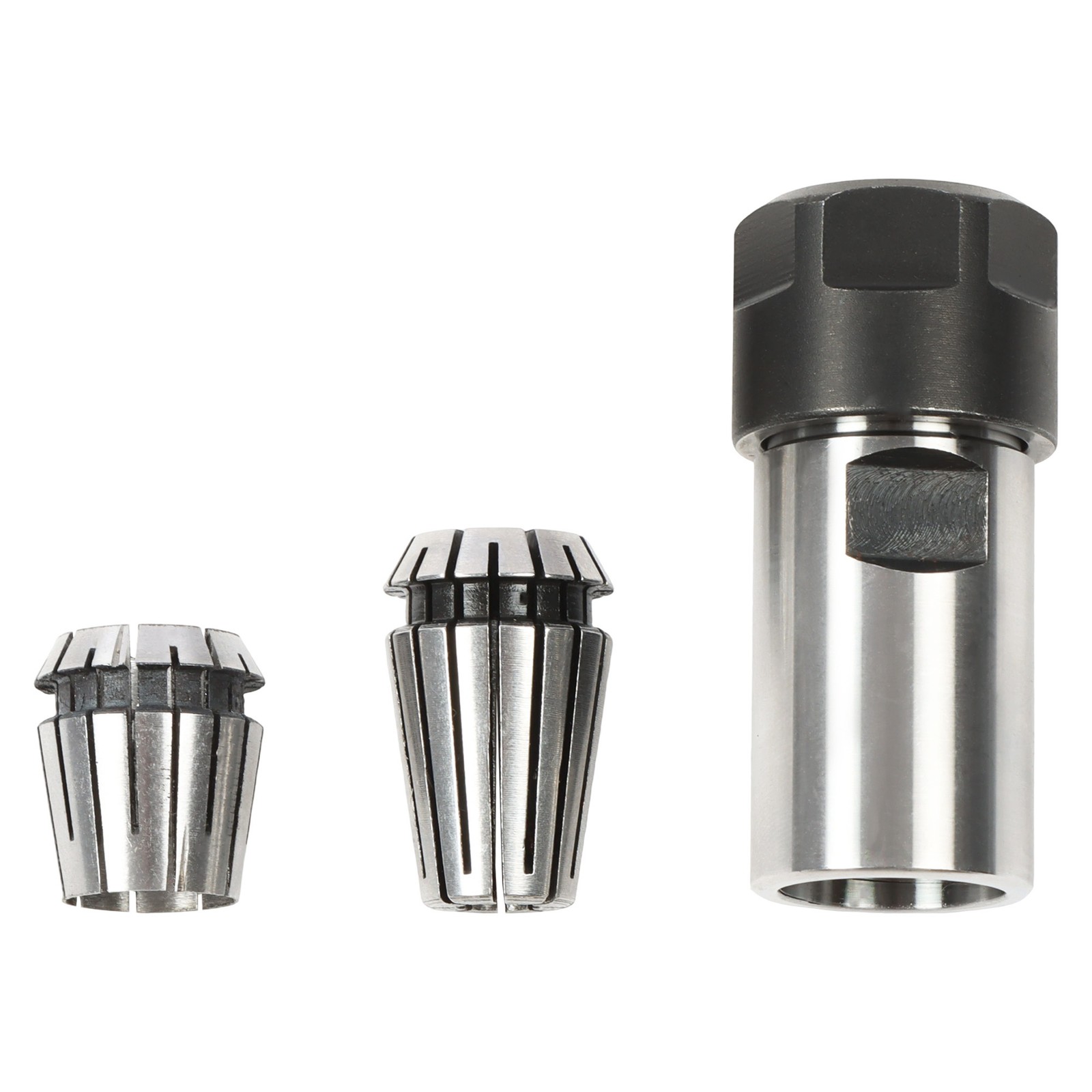 5/8-11 Thread Angle Grinder Extension Shaft Set w/ 1/4" & 1/2" Collets 3Pack