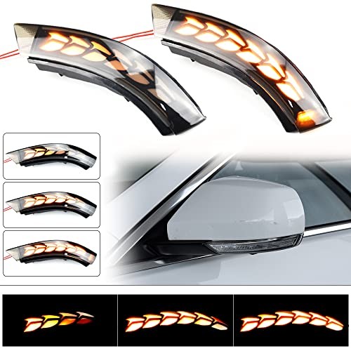 LED Dynamic Turn Signal Light Indicator Sequential Blinker Lamp Yellow