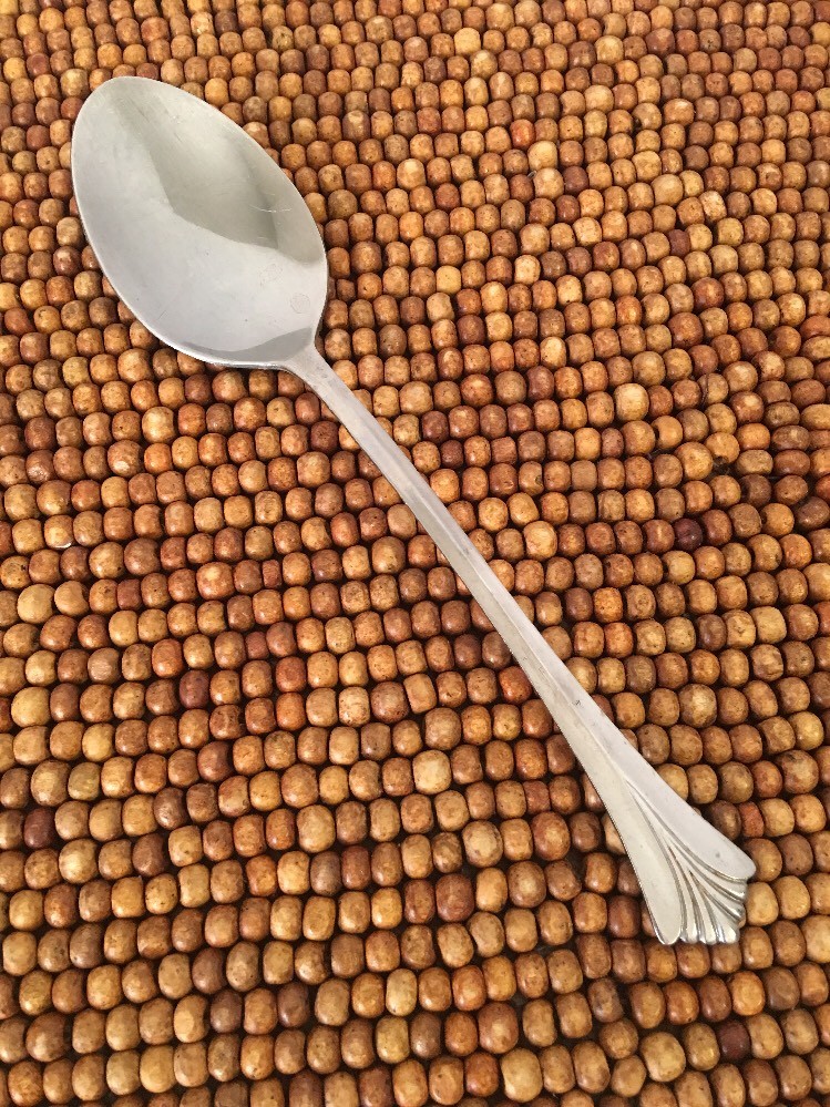 Stanley Roberts Rogers Co Stainless TRIUMPH Flared Fan Tip Place Soup Spoon 7"