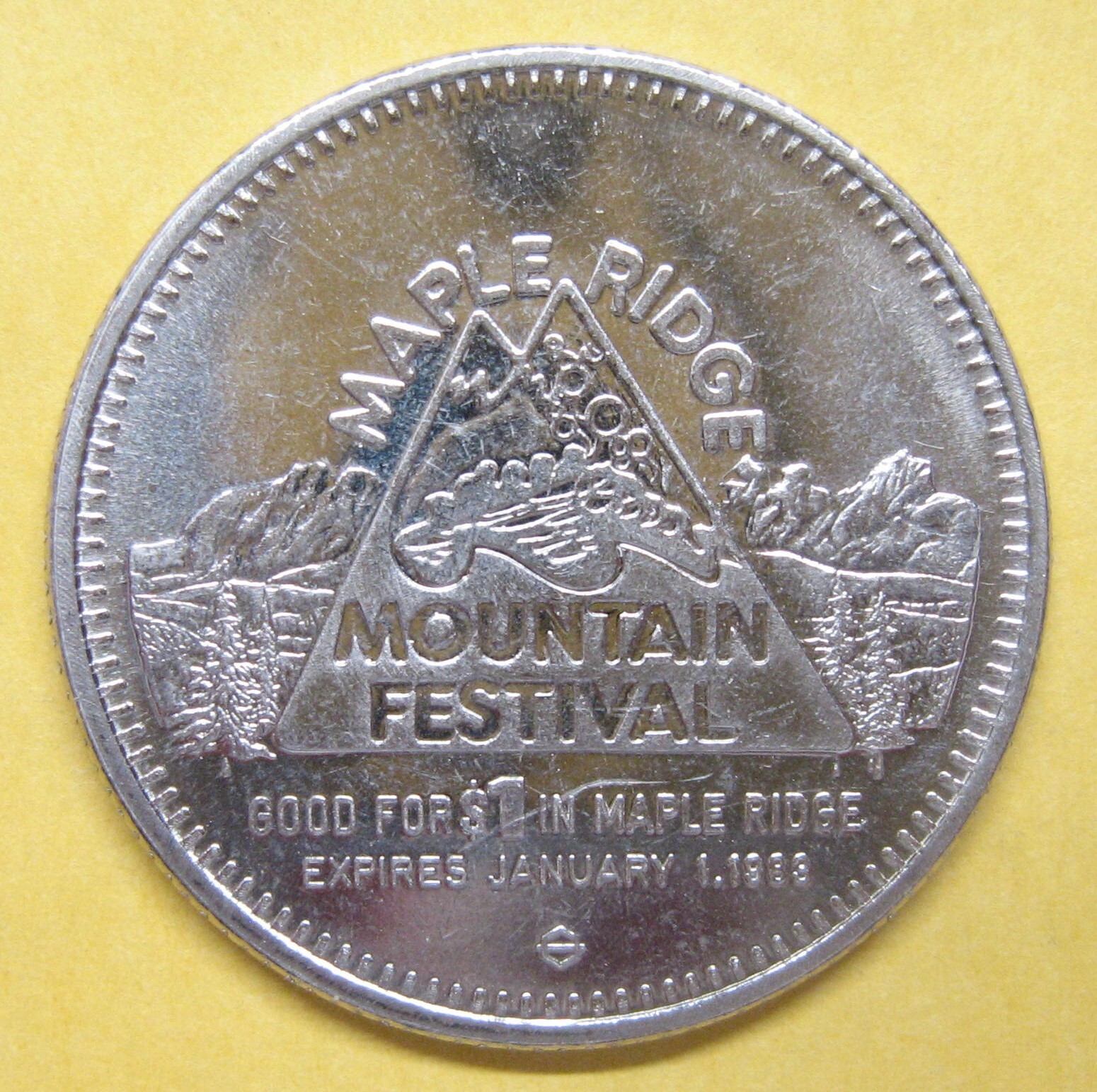 1982 Maple Ridge B.C. Trade Dollar Take a Look
