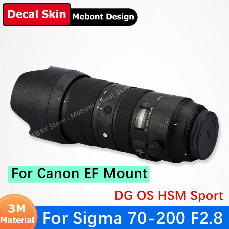 Decal Skin For Sigma 70-200mm F2.8 DG OS HSM Sports Lens Sticker Vinyl Wrap Film