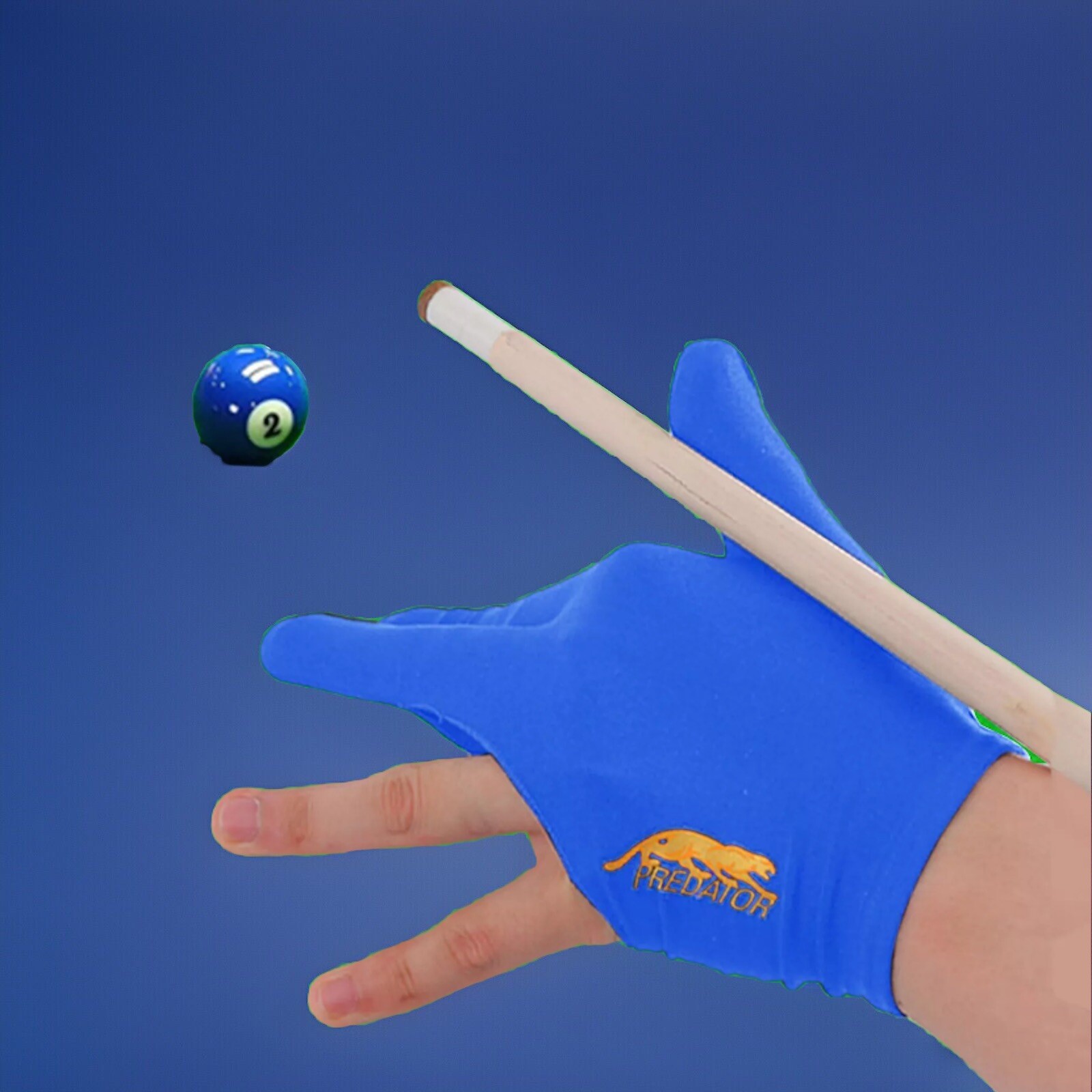 Billiard Glove Blue