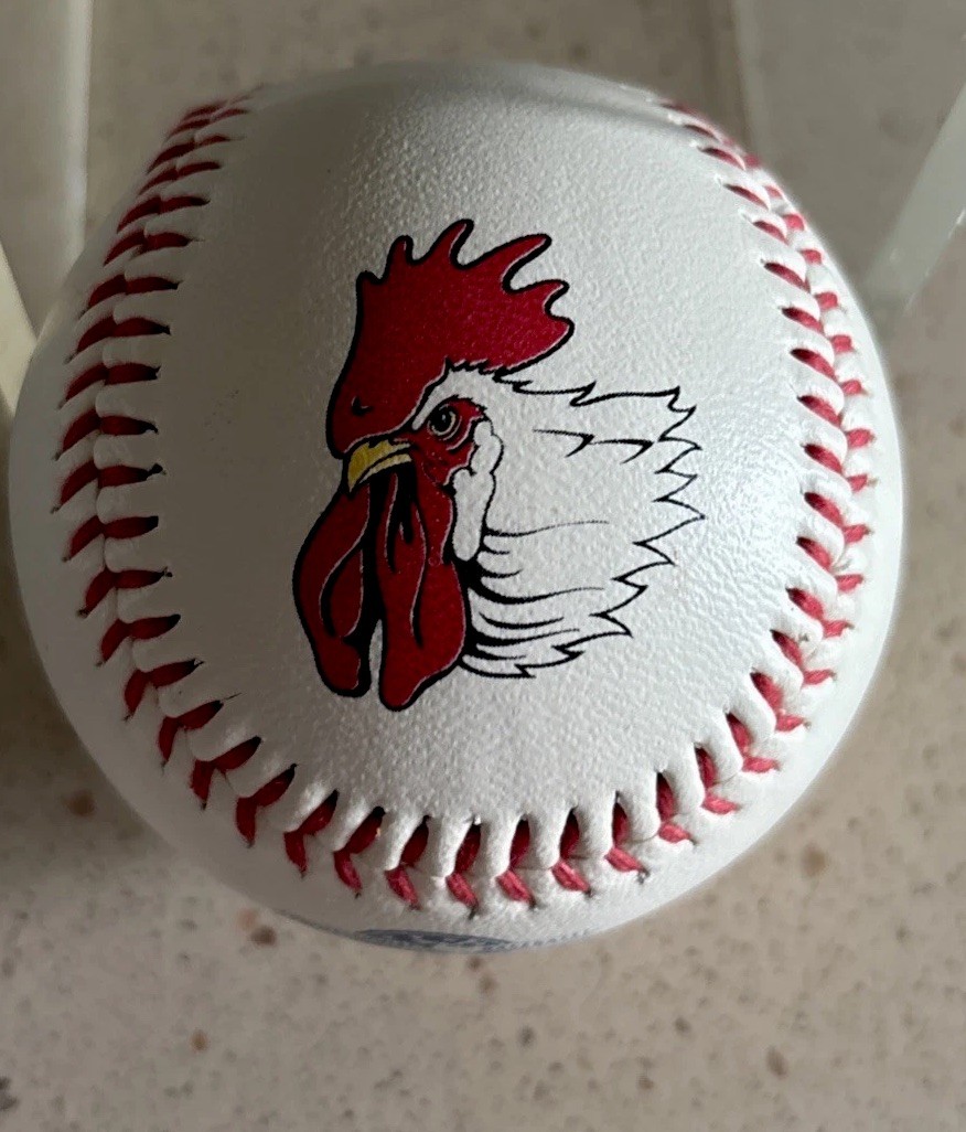 Port City Roosters Team Baseball MILB Southern League w/ Case Free Shipping