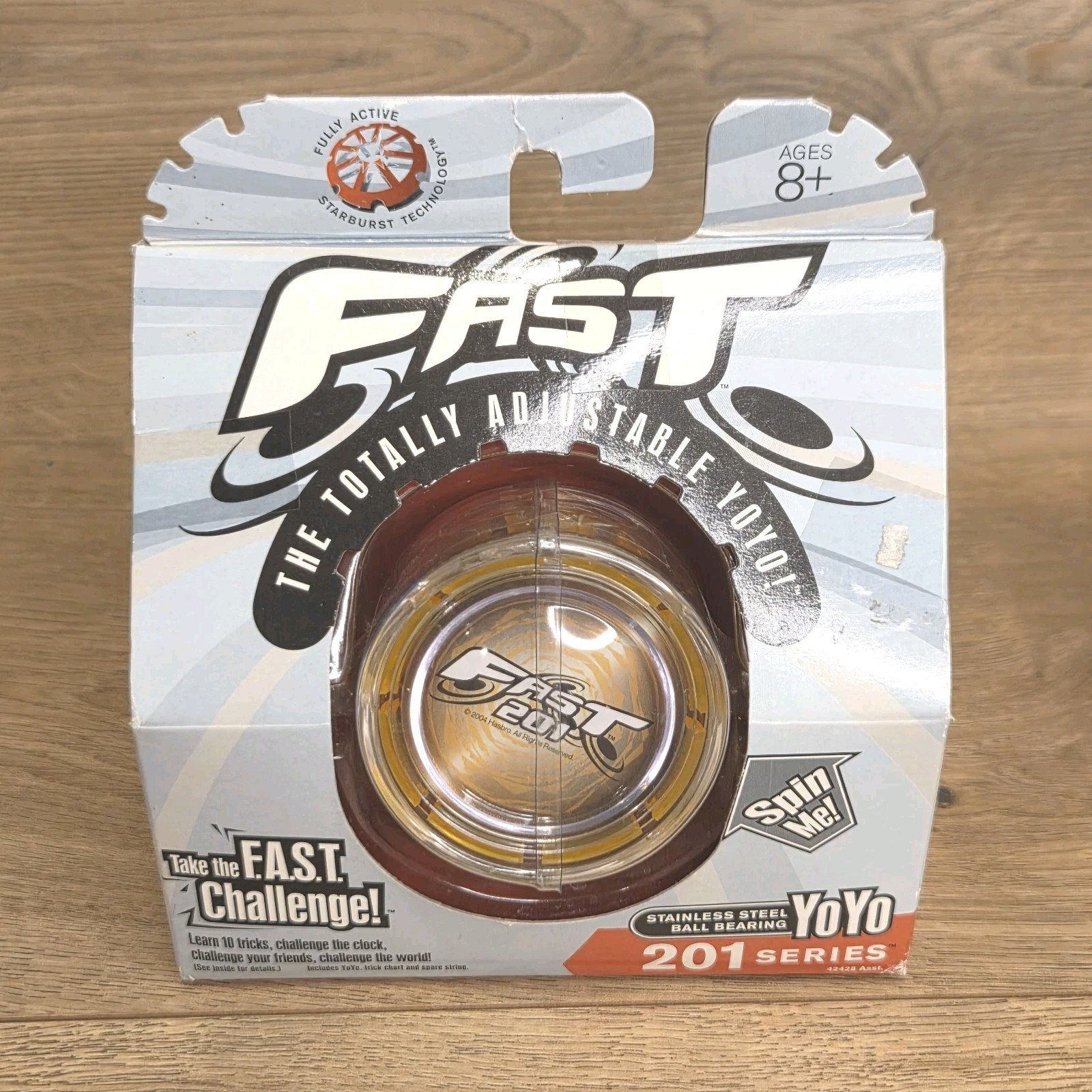 Vintage FAST YoYo 201 Series Yellow Hasbro 2004 New