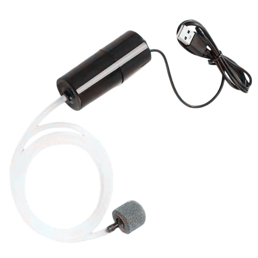 Essential Aquarium Oxygen for source Compact USB Silent Pump for Fish Care