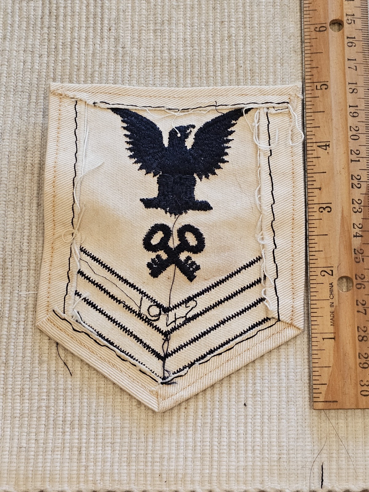 WWII USN Navy Storekeeper 2nd Class Rate Patch L@@K!!!