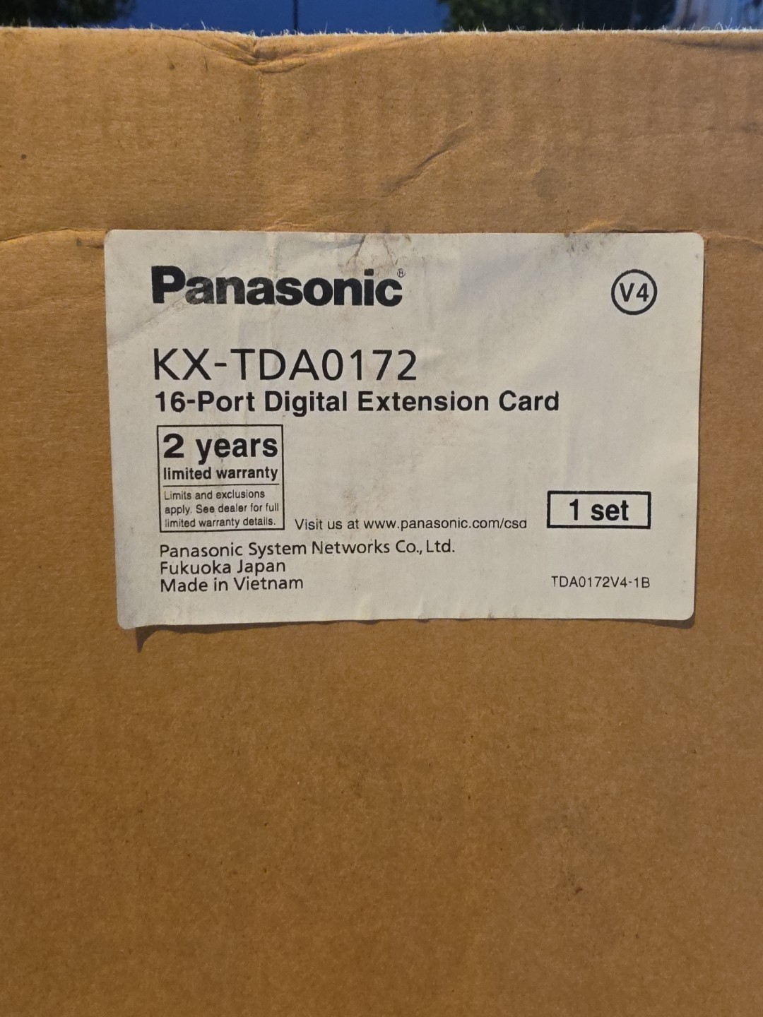Panasonic KX-TDA0172 16-Port Digital Extension Card - Green