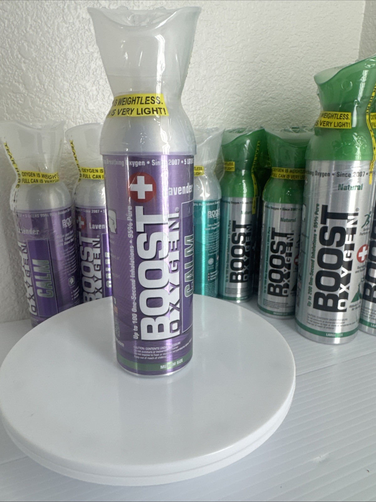 Boost Oxygen Energy Calm Lavender 5 Liter Canister Respiratory