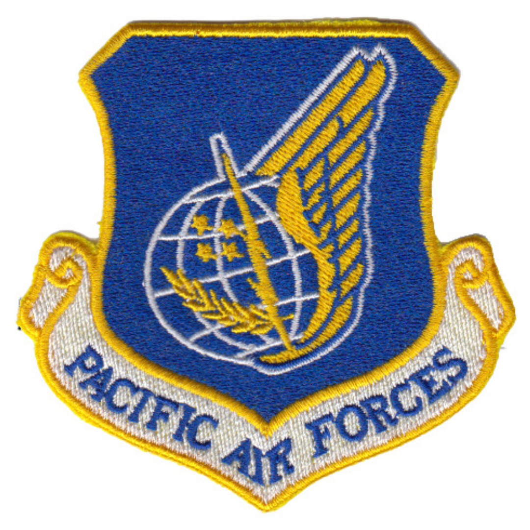 AF Pacific Air Force Command (PACAF) Majcom Color Patch