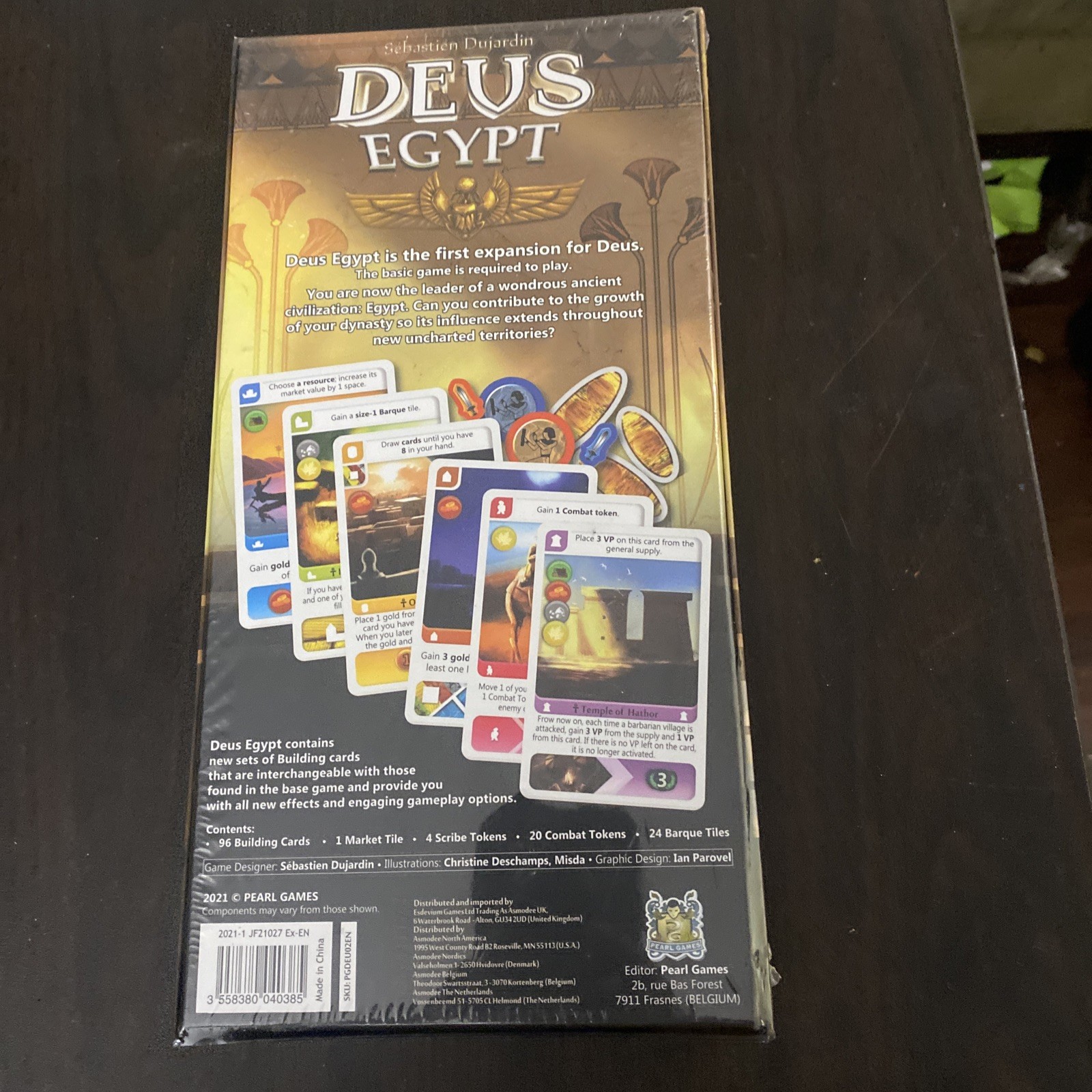Deus Egypt Expansion Pearly Games Asmodee New Sealed