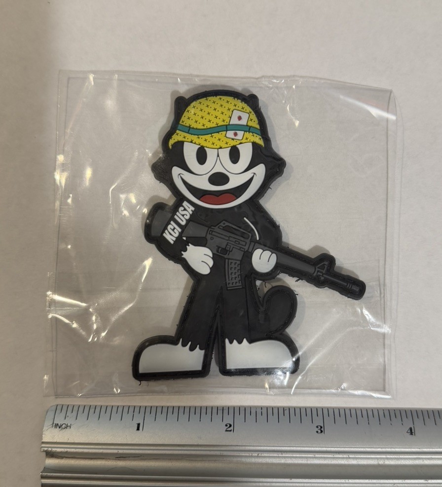 new KCI USA "Felix The Cat" Tactical Patch Shot Show 2025 Hook Loop