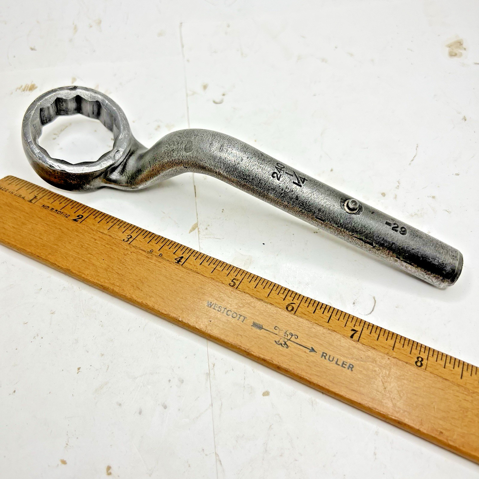 Vintage Blue Point #240 Boxocket 1-1/4 Offset Tubular Slugger Strike Wrench 12pt