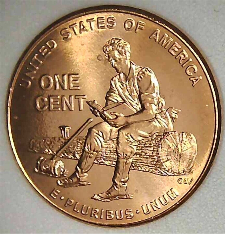 2009-P  1C Lincoln Bicentennial Cent FY BU Red 23th0604-3