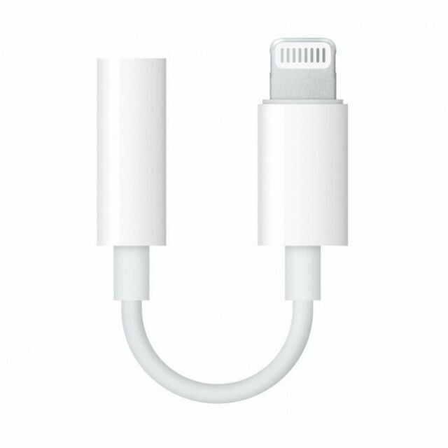 Apple Lightning to 3.5 mm Headphone Jack Adapter A1749 - OEM - New Bulk Pack
