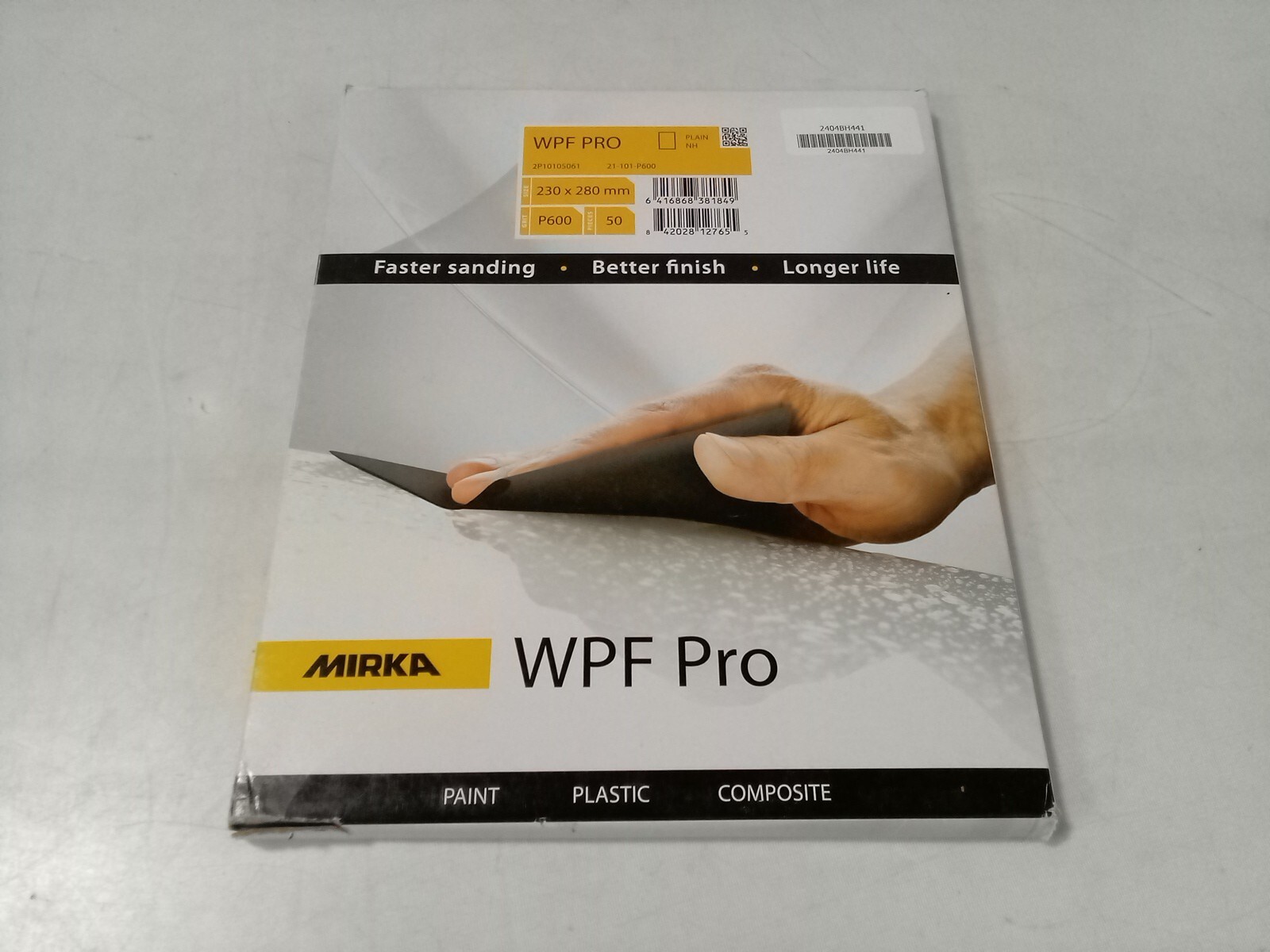 Mirka WPF Pro 9" x 11" Plain Sheets 50/Pkg