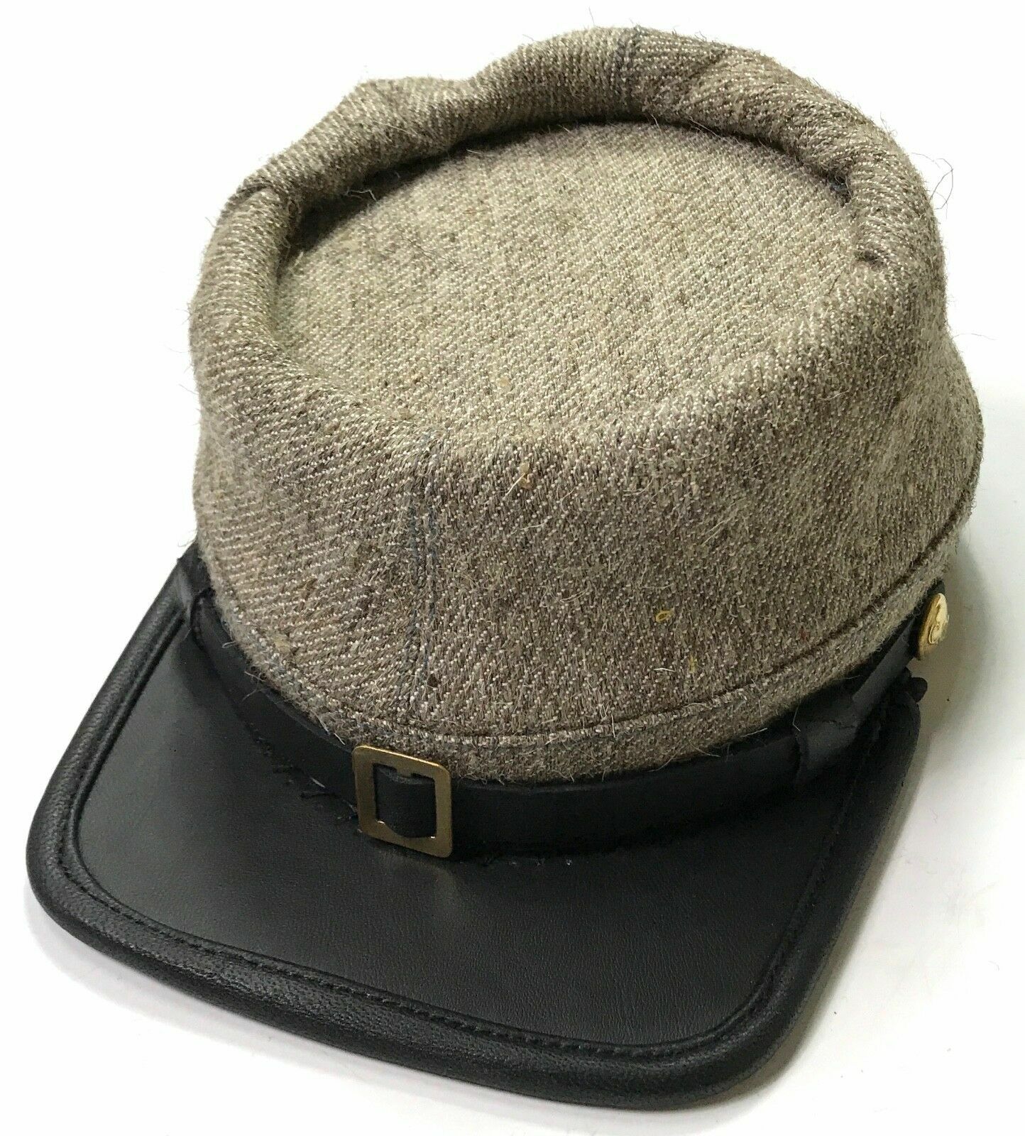 CIVIL WAR CSA CONFEDERATE JEAN WOOL KEPI FORAGE CAP HAT- ALL SIZES!!!