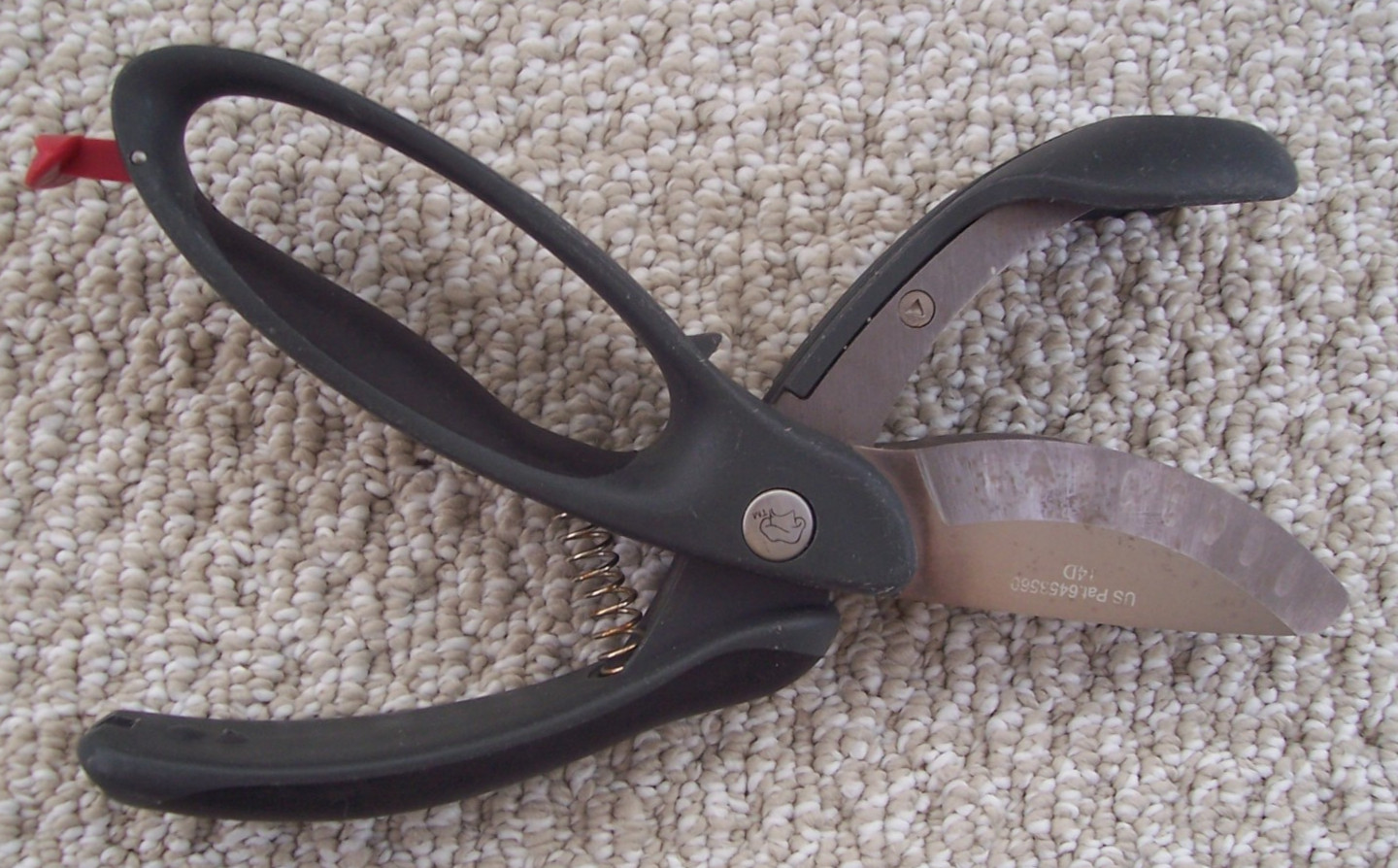 Pampered Chef Salad Chopper Scissors Double Blade Shears