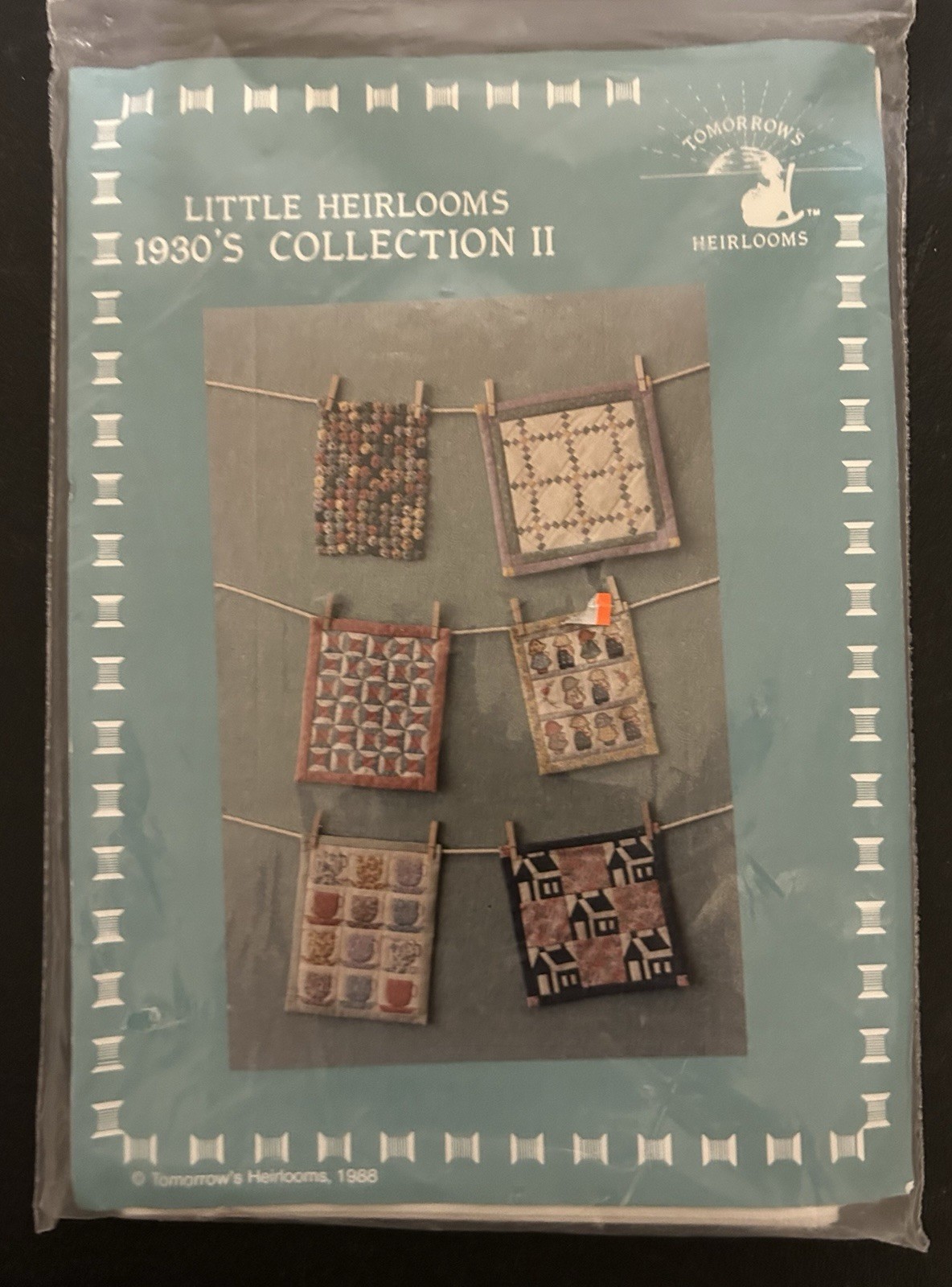 Tomorrow's Heirlooms Quilt Wall Hanging Pattern Blossoms All Around 1988 Uncut