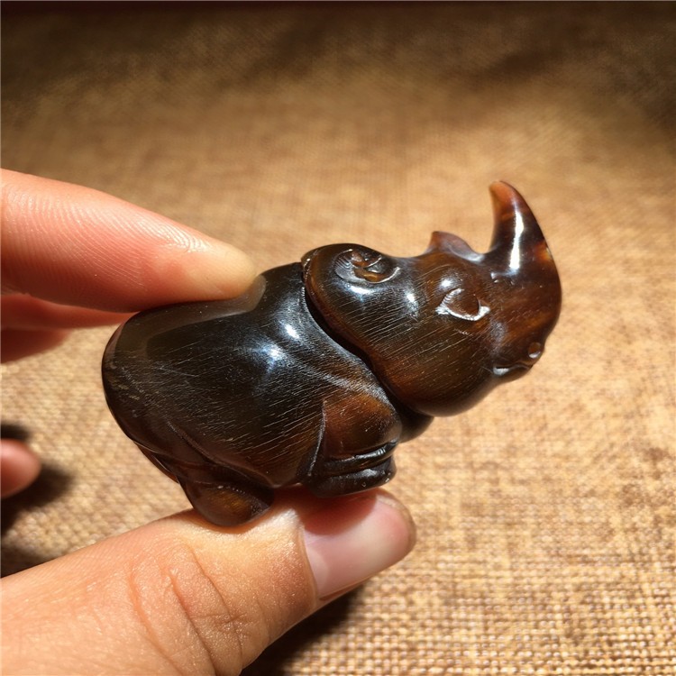 Antique and Miscellaneous Items, Carved Cow Horn Handles, Pendants