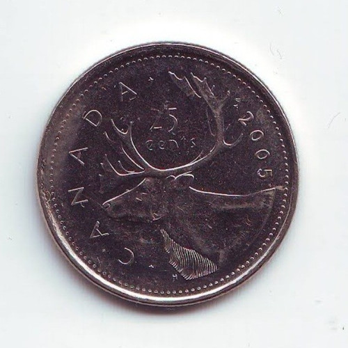 CANADA - 25 Cents - Elizabeth II 2005 - Nickel plated steel • 4.4 g • ⌀ 23.88 mm