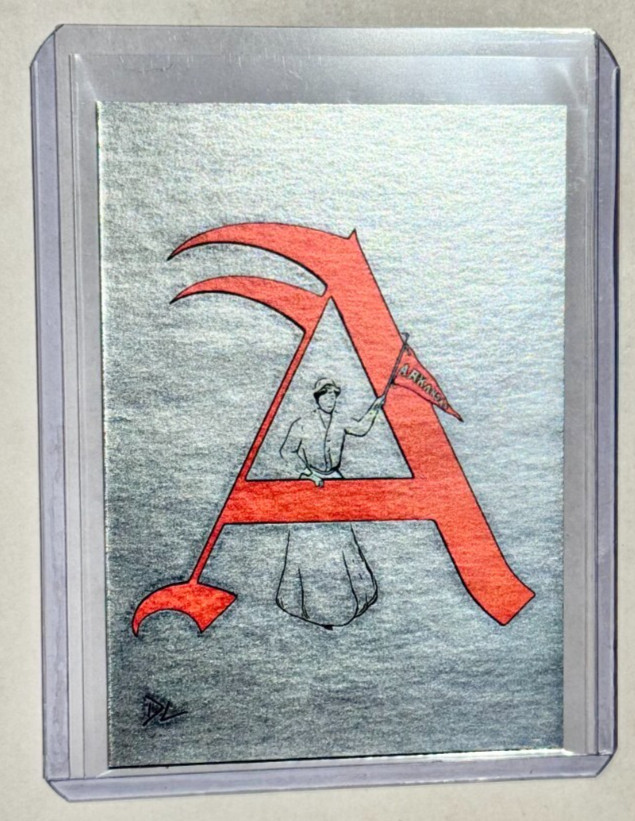University Of Arkansas Platinum Artist Signed 1906 Athletic Program Card 1/1