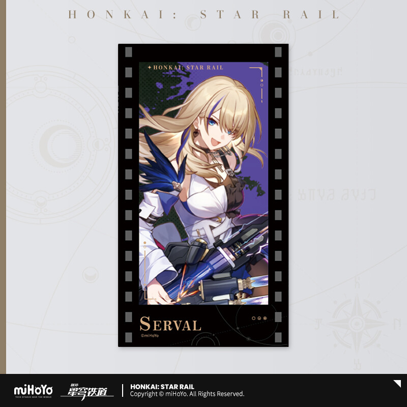 miHoYo Honkai: Star Rail Serval Imitation Film Card Invitation to the Stars 3.3"