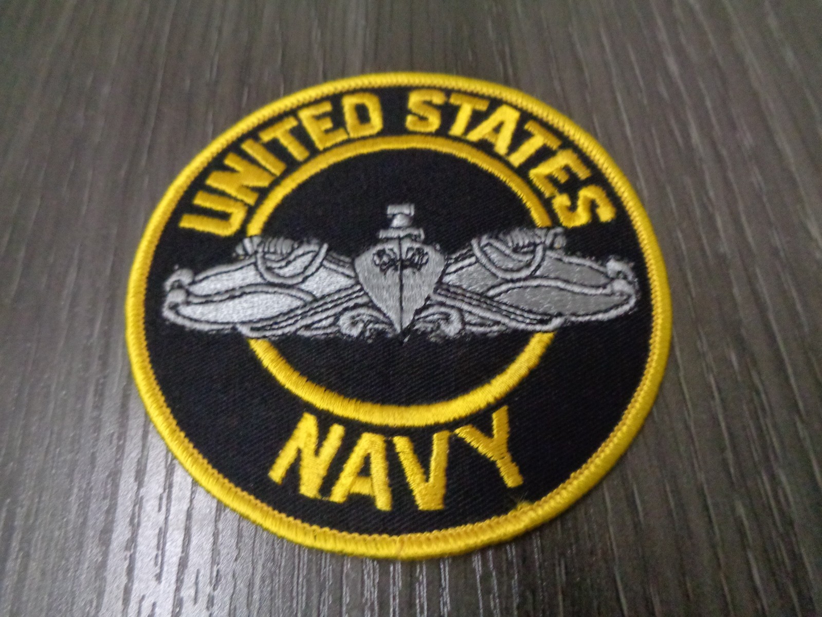 ESWS Enlisted Surface Warfare Specilaist US NAVY Ship Squadron Crew Patch ROUND