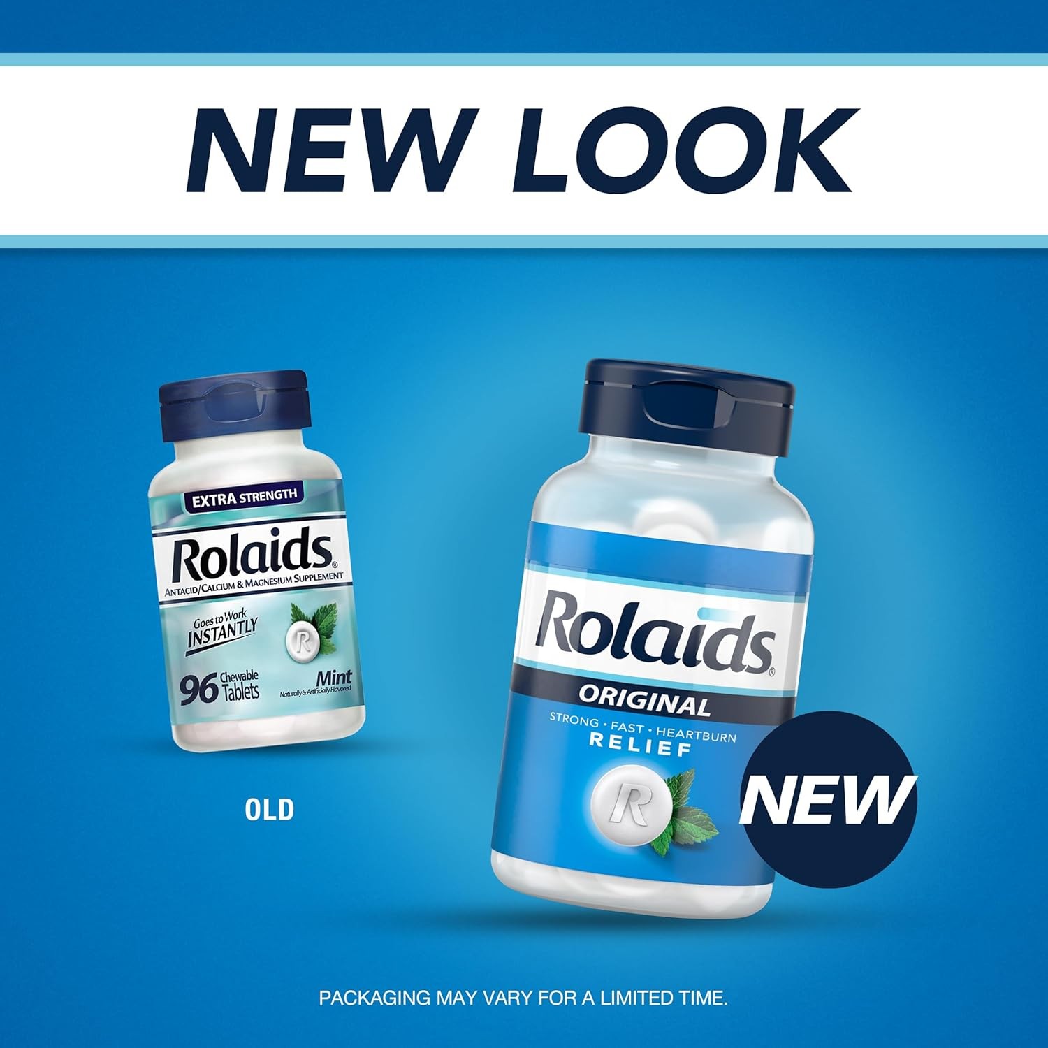 Rolaids Extra Strength Antacid, 96 Chewable Tablets, Mint Flavor, Extra Strength