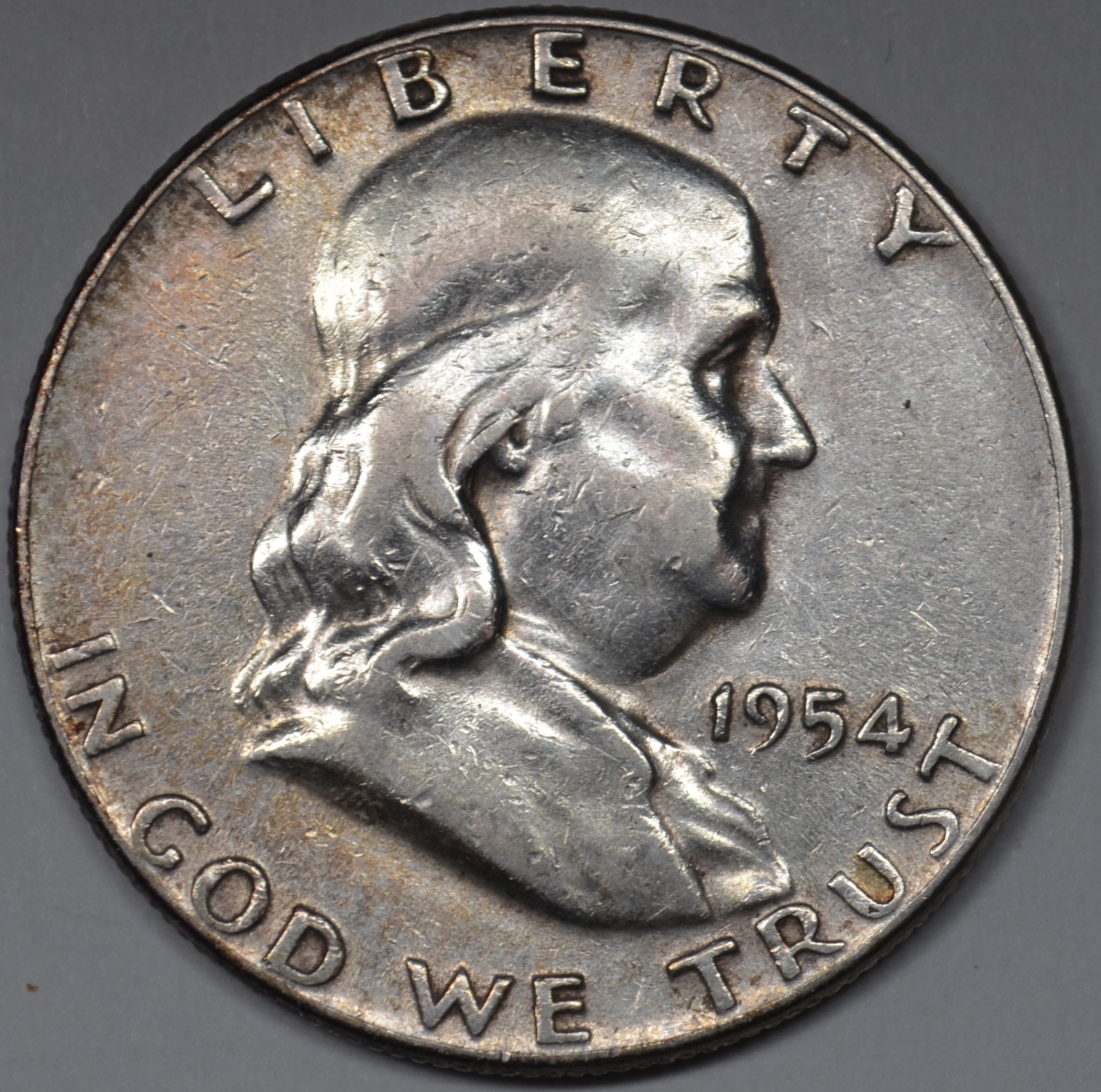 1954 50C Franklin Half Dollar #33S