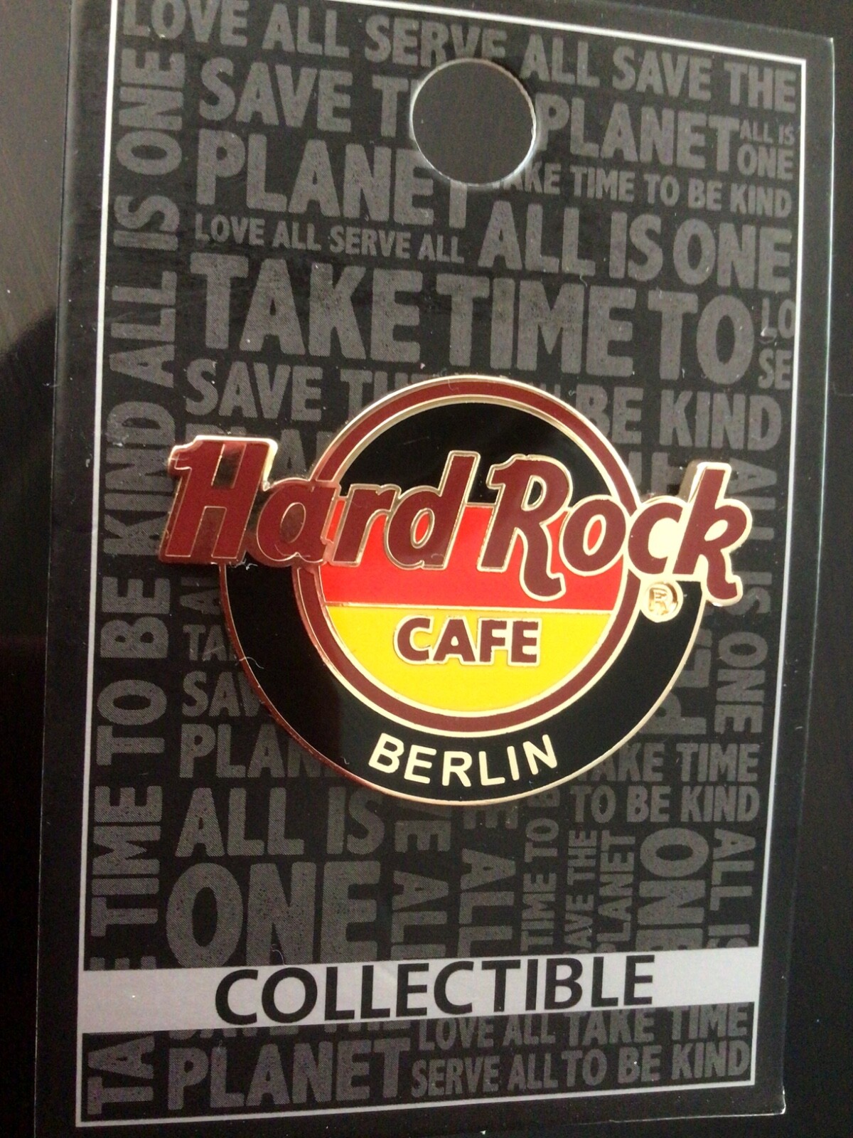 HRC Hard Rock Cafe Berlin Core Flag Logo Series Pin 2025