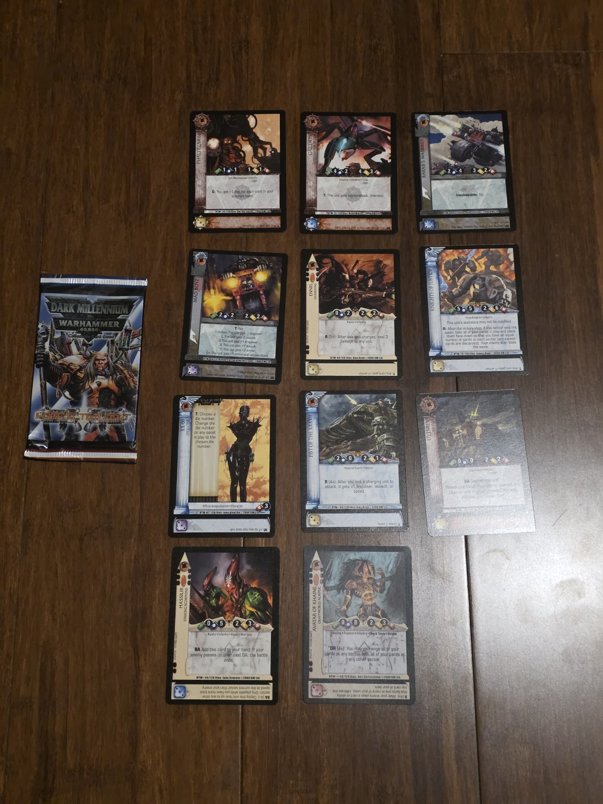 Warhammer 40k Dark Millenium Hope's Twilight Card Game Pack - New Collectible