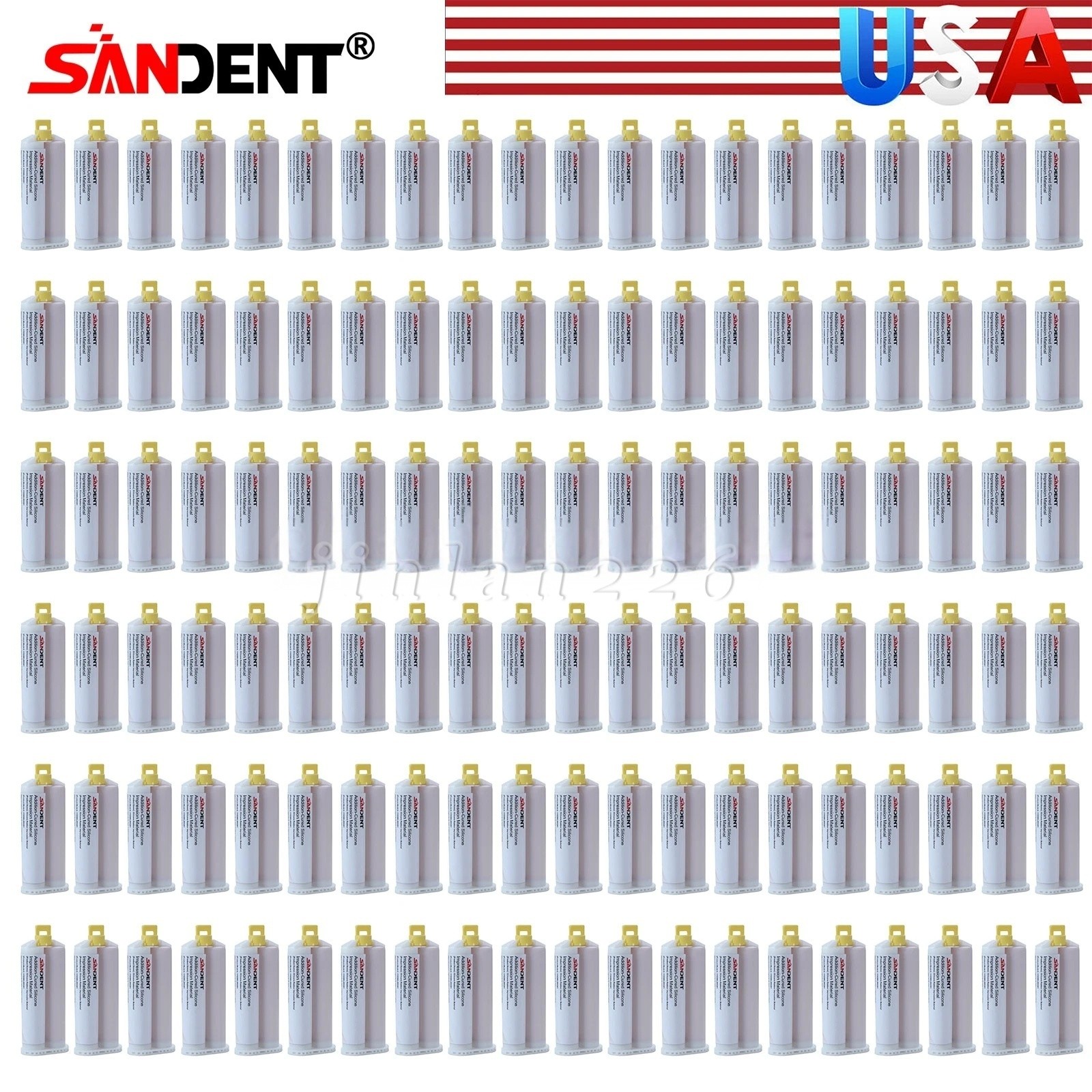 Dental LIGHT BODY FAST Set VPS PVS VPS Impression Material 50ML Cartridges
