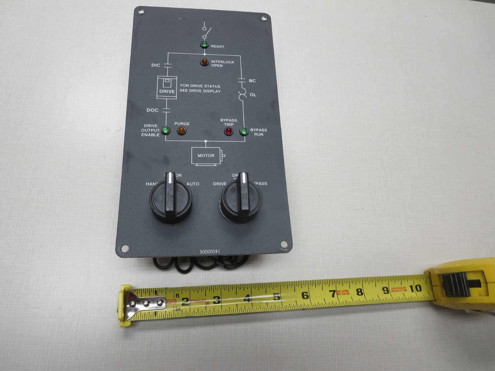 Rockwell RE1BPC (50D00041) Drive Bypass Control Panel Used Not Tested See Pics