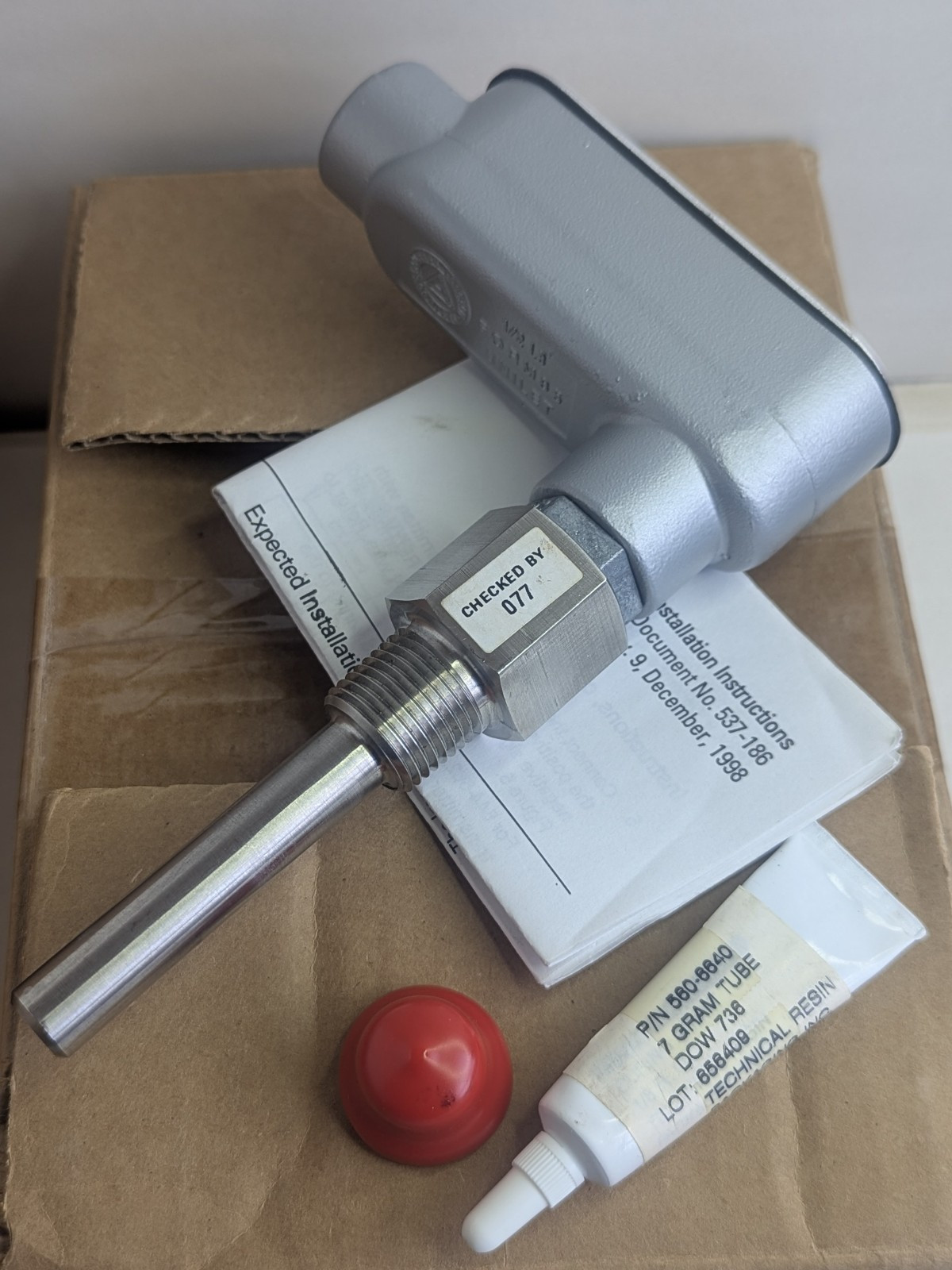 Siemens P/N 536-774 Immersion Temperature Sensor