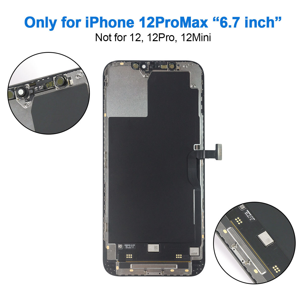 Incell for iPhone 12 Pro Max LCD Display Touch Screen Assembly Replacement Kit