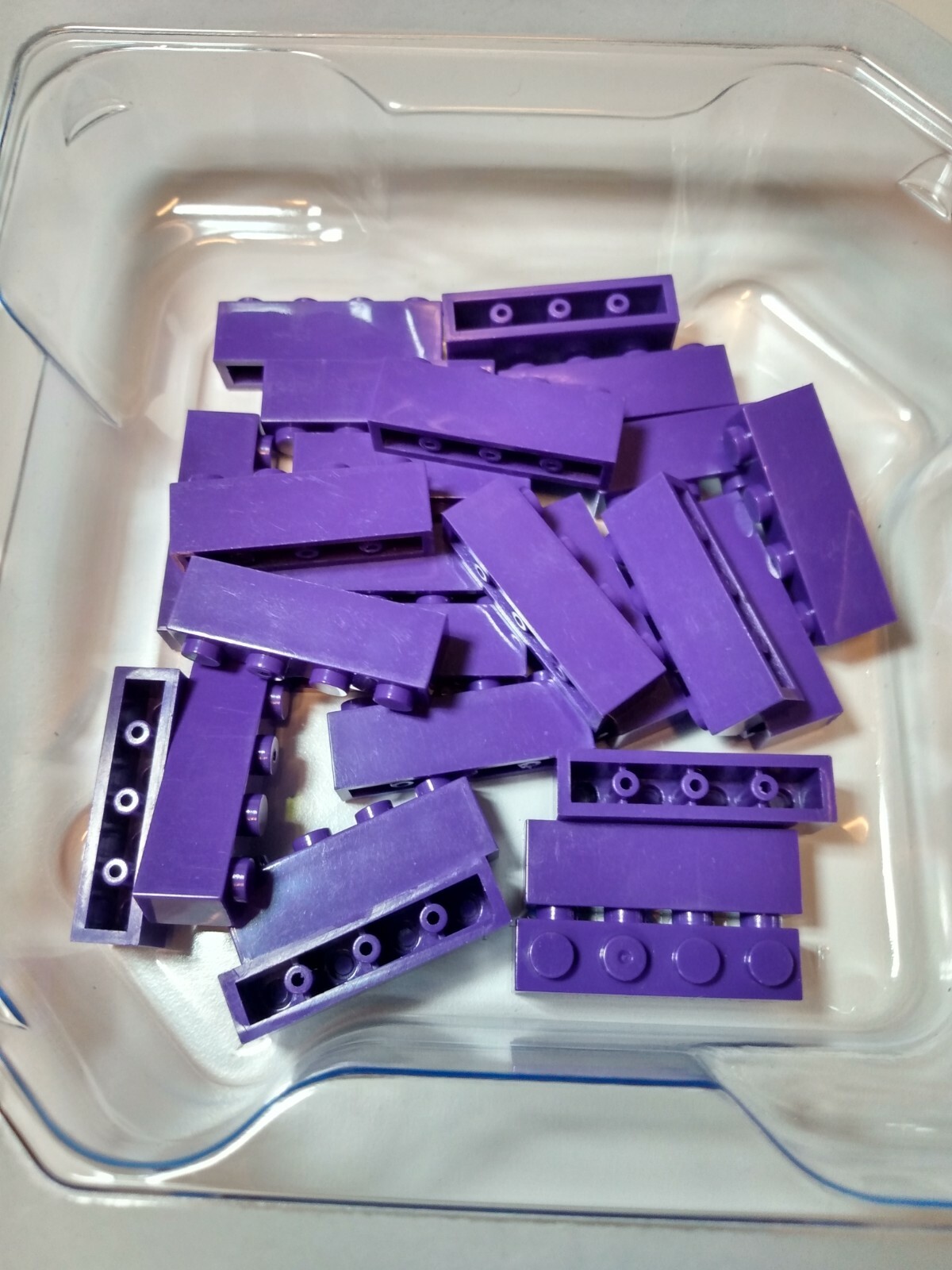 New Purple 1x4 Brick— 25 Pieces — #3010 — Custom & Compatible