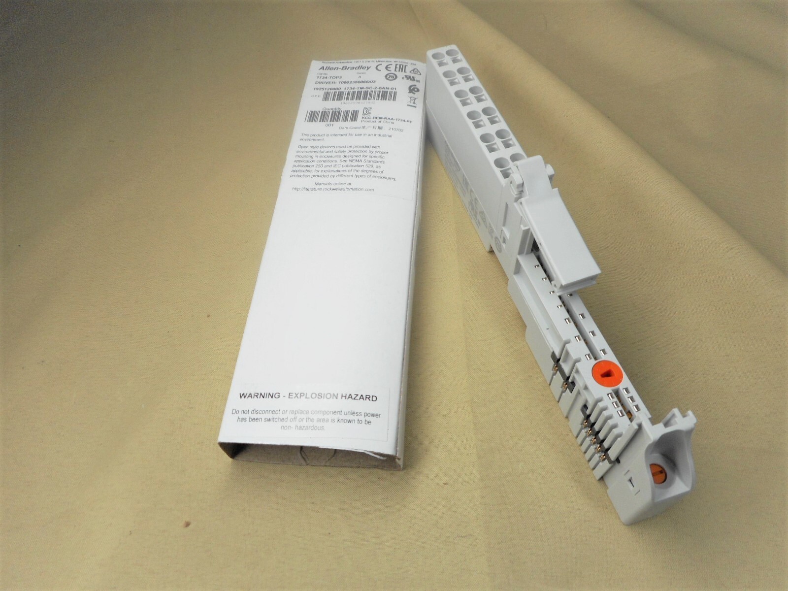 Allen Bradley 1734-TOP3 I/O terminal base (NIB)